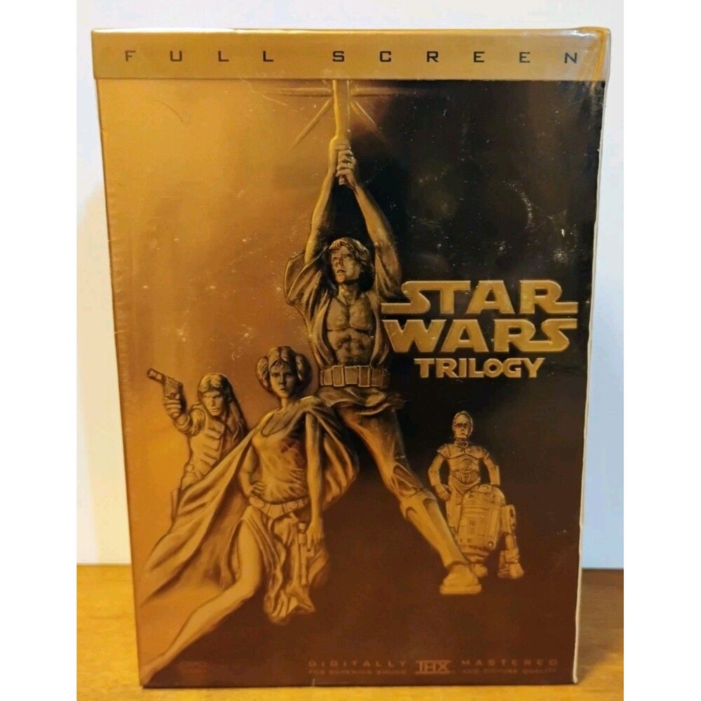Star Wars Trilogy (DVD, 2004, 4-Disc Set, Full Screen)